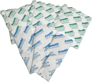 A group of 9 GreenVCI desiccants, a corrosion inhibitor and moisture absorber, for protecting metal components from rust and corrosion.