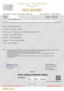 Test report by KTR of VCI Polymer assessing RoHS compliance.